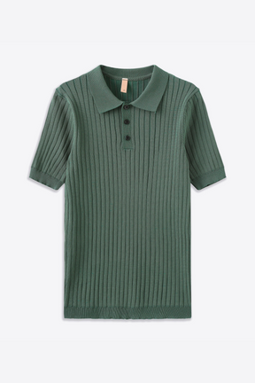 MATTIA™ | Short-sleeved Polo Shirt with Stripes