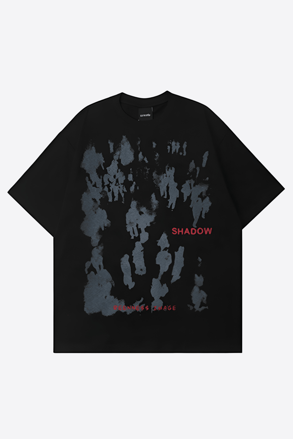 Alessandro Toscani™ Black / S SASHA™ | Streetwear Shadow T-Shirt