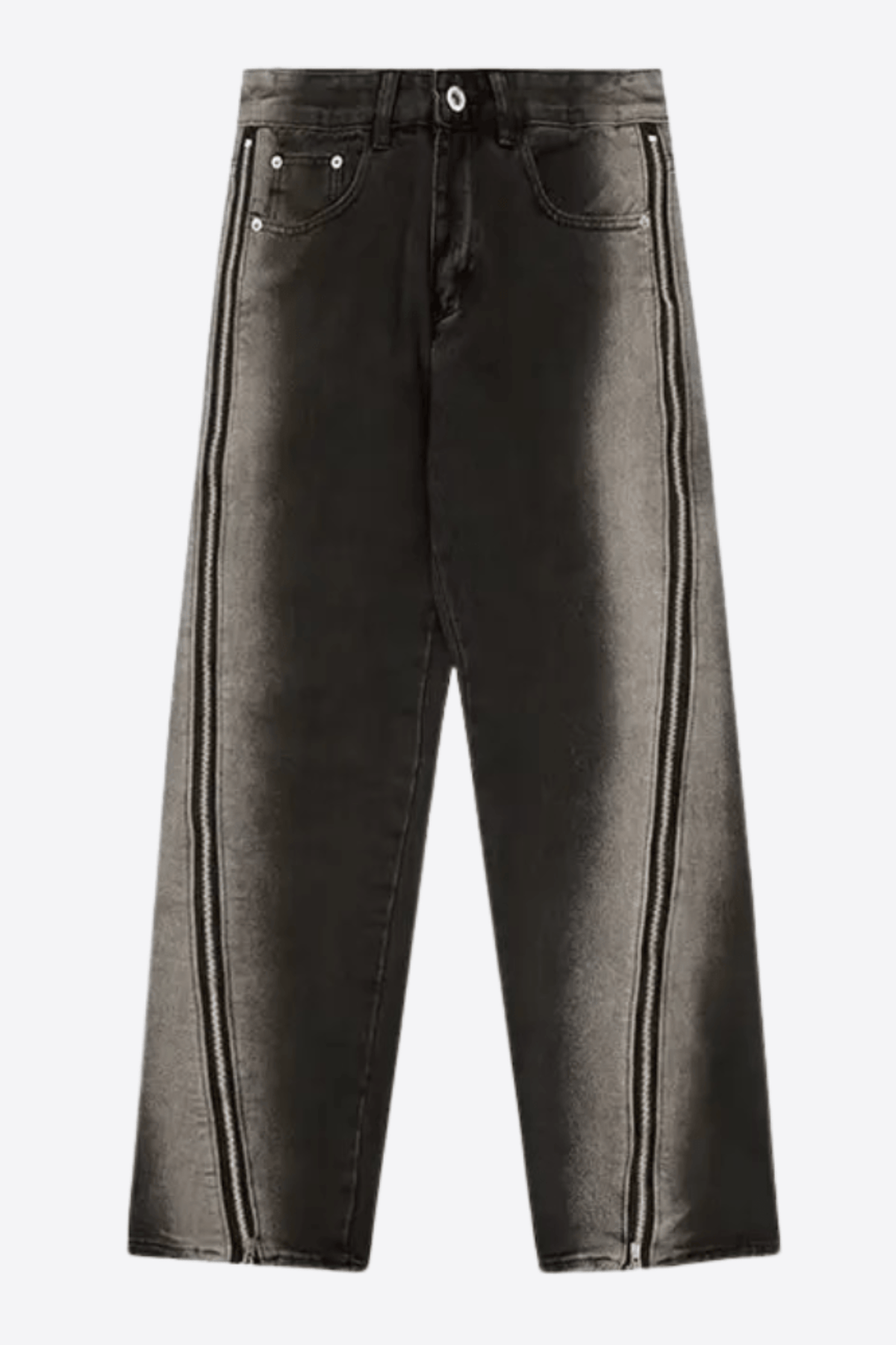 Alessandro Toscani Black / S SILAS™ | Jeans Street with Zipper