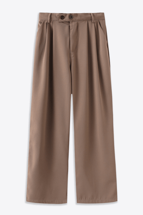 Alessandro Toscani™ Brown / S ENZO™ | Men's Pants with Pleat