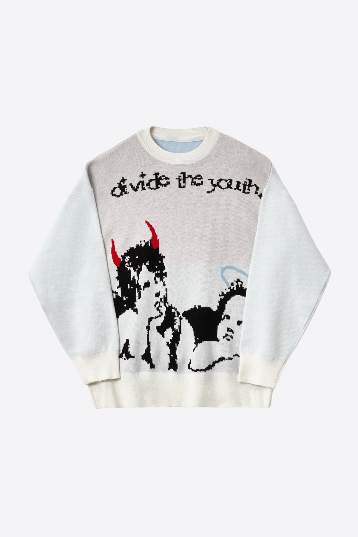 Alessandro Toscani M DEVIL™ | White Sweater with print