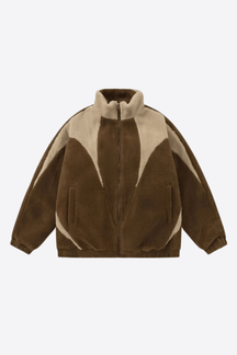 Alessandro Toscani Brown / M ARTHUR™ | Fleece Streetwear Jacket